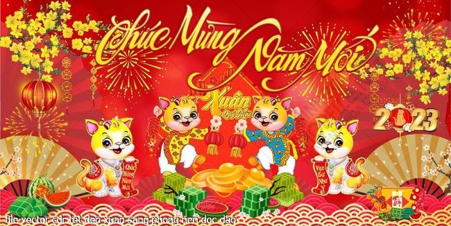 file vector cdr tet den xuan sang phong nen doc dao